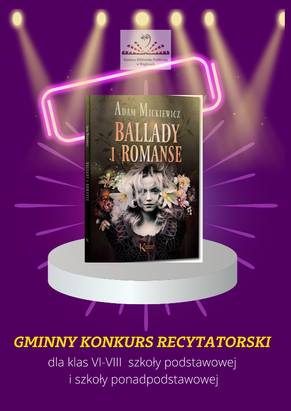 Ballady konkurs plakat